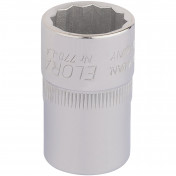 Elora Bi-Hexagon Socket, 1/2 Sq. Dr., 11/16