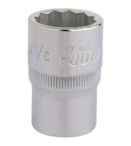 Elora Bi-Hexagon Socket, 1/2 Sq. Dr., 3/4