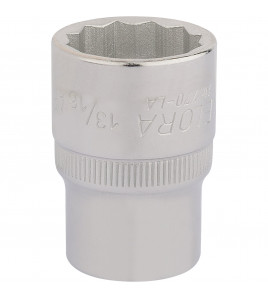 Elora Bi-Hexagon Socket, 1/2 Sq. Dr., 13/16