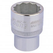 Elora Bi-Hexagon Socket, 1/2 Sq. Dr., 7/8