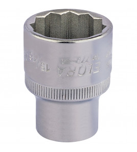 Elora Bi-Hexagon Socket, 1/2 Sq. Dr., 15/16
