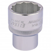 Elora Bi-Hexagon Socket, 1/2 Sq. Dr., 1