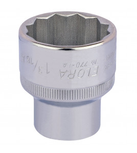 Elora Bi-Hexagon Socket, 1/2 Sq. Dr., 1 3/16