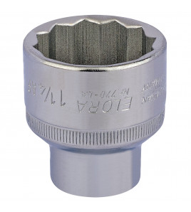 Elora Bi-Hexagon Socket, 1/2 Sq. Dr., 1 1/4