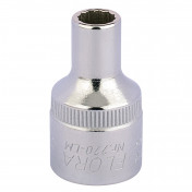 Elora Bi-Hexagon Socket, 1/2 Sq. Dr., 8mm