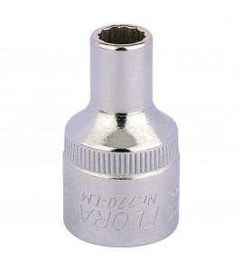 Elora Bi-Hexagon Socket, 1/2 Sq. Dr., 8mm