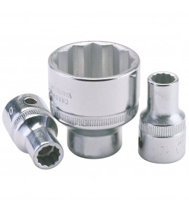 Elora Bi-Hexagon Socket, 1/2 Sq. Dr., 8mm