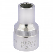 Elora Bi-Hexagon Socket, 1/2 Sq. Dr., 10mm