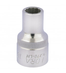 Elora Bi-Hexagon Socket, 1/2 Sq. Dr., 10mm