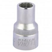 Elora Bi-Hexagon Socket, 1/2 Sq. Dr., 11mm