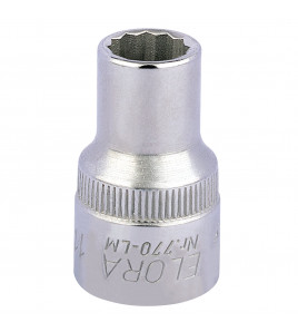 Elora Bi-Hexagon Socket, 1/2 Sq. Dr., 11mm