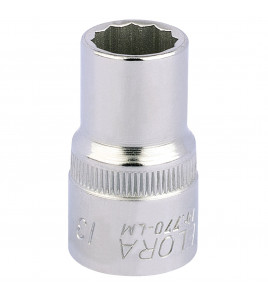 Elora Bi-Hexagon Socket, 1/2 Sq. Dr., 13mm