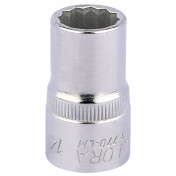 Elora Bi-Hexagon Socket, 1/2 Sq. Dr., 14mm