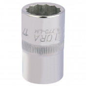 Elora Bi-Hexagon Socket, 1/2 Sq. Dr., 17mm