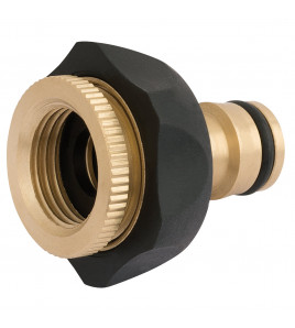 Brass and Rubber Tap Connector, 1/2 - 3/4