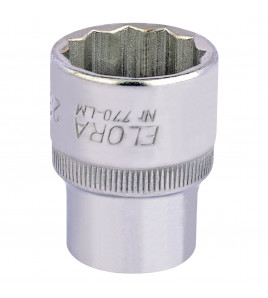 Elora Bi-Hexagon Socket, 1/2 Sq. Dr., 23mm