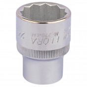 Elora Bi-Hexagon Socket, 1/2 Sq. Dr., 24mm