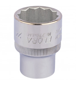Elora Bi-Hexagon Socket, 1/2 Sq. Dr., 24mm