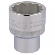 Elora Bi-Hexagon Socket, 1/2 Sq. Dr., 27mm