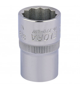 Elora Whitworth Bi-Hexagon Socket, 1/2 Sq. Dr., 3/8