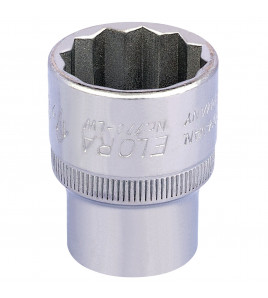Elora Whitworth Bi-Hexagon Socket, 1/2 Sq. Dr., 1/2