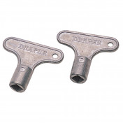 Zinc Radiator Keys (Pack of 2)