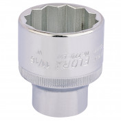 Elora Whitworth Bi-Hexagon Socket, 1/2 Sq. Dr., 11/16