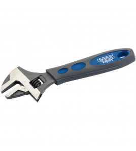 Draper Expert Soft Grip Crescent-Type Adjustable Wrench, 150mm, 19mm