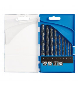 Metric HSS Drill Bit Set (10 Piece)