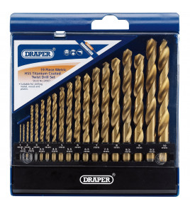 Metric HSS Titanium Coated Drill Set (19 Piece)