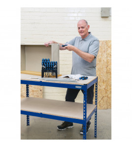 Steel Workbench, 1200 x 600 x 900mm