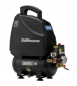 6L Oil-Free Air Compressor, 1.1kW/1.5hp