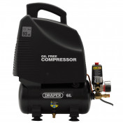 6L Oil-Free Air Compressor, 1.1kW/1.5hp