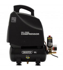 6L Oil-Free Air Compressor, 1.1kW/1.5hp