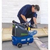 24L Direct Drive Oil-Free Air Compressor, 1.1kW/1.5hp