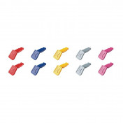 KNIPEX 00 61 10 C V01 ColorCode Clips Color Mix 1 (10 Pieces), 122mm