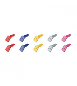 KNIPEX 00 61 10 C V01 ColorCode Clips Color Mix 1 (10 Pieces), 122mm