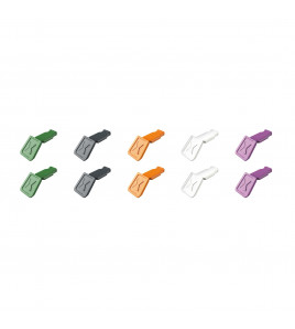 KNIPEX 00 61 10 C V02 ColorCode Clips Color Mix 2 (10 Pieces)  122 mm