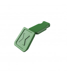 KNIPEX 00 61 10 CG ColorCode Clips Green (10 Pieces), 122mm