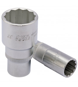Elora Deep Bi-Hexagon Socket, 1/2 Sq. Dr., 19mm