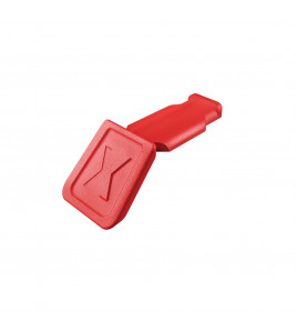 KNIPEX 00 61 10 CR ColorCode Clips Red (10 Pieces), 122mm