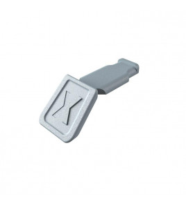 KNIPEX 00 61 10 CS ColorCode Clips Grey (10 Pieces), 122mm