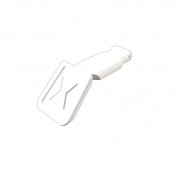KNIPEX 00 61 10 CW ColorCode Clips White (10 Pieces), 122mm