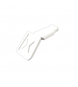 KNIPEX 00 61 10 CW ColorCode Clips White (10 Pieces), 122mm