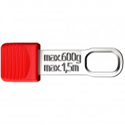 KNIPEX 00 62 10 TR TetheredTool Clips Red (10 Pieces), 30mm