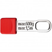 KNIPEX 00 62 10 TR TetheredTool Clips Red (10 Pieces), 30mm