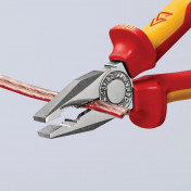 KNIPEX 03 06 180 T BK Combination Pliers, 180mm
