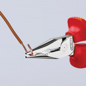 KNIPEX 08 26 145 T BK Needle-Nose Combination Pliers, 145mm