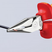 KNIPEX 08 26 145 T BK Needle-Nose Combination Pliers, 145mm