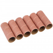 Aluminium Oxide Sanding Sleeves for 10773, 38mm (Pack of 6) - Discontinued